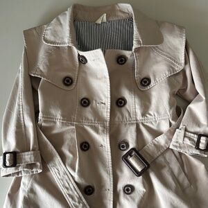 M. L. Kids Girls Trench Coat Jacket Size 6
